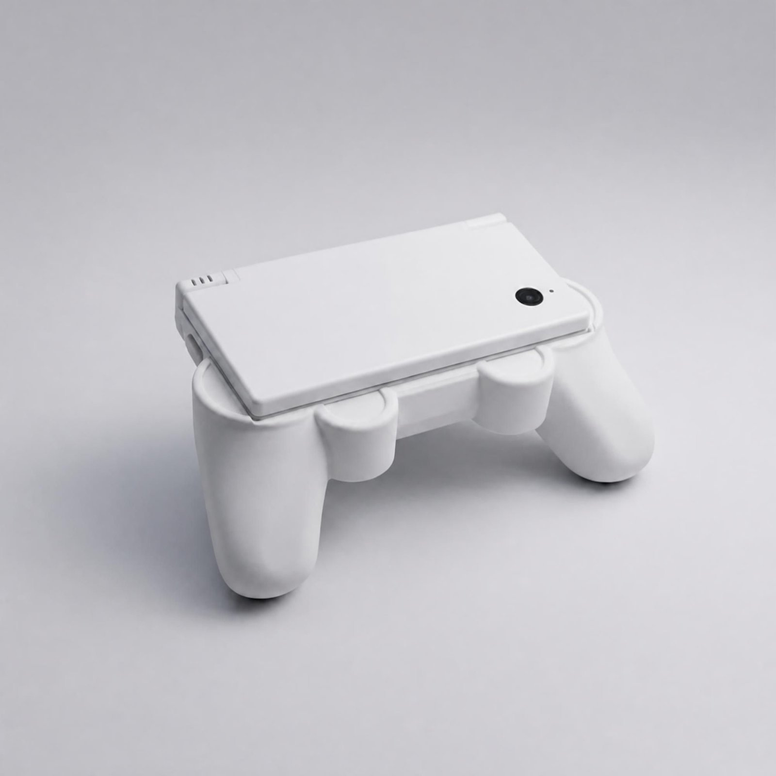 Vista alternativa de Nintendo Dsi Grip con forma mando PS2