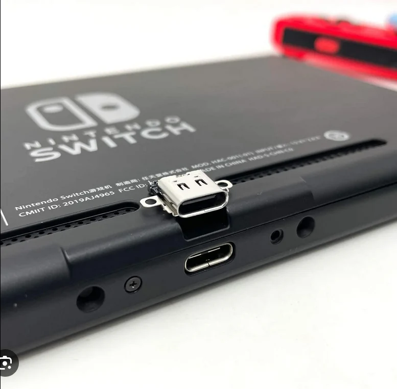 Puerto de carga Nintendo Switch dañado