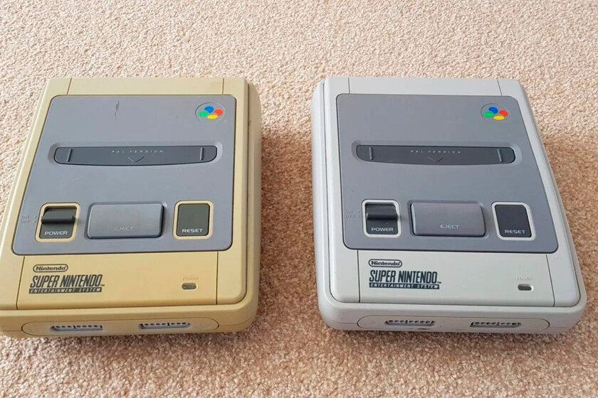Super Nintendo Amarillenta