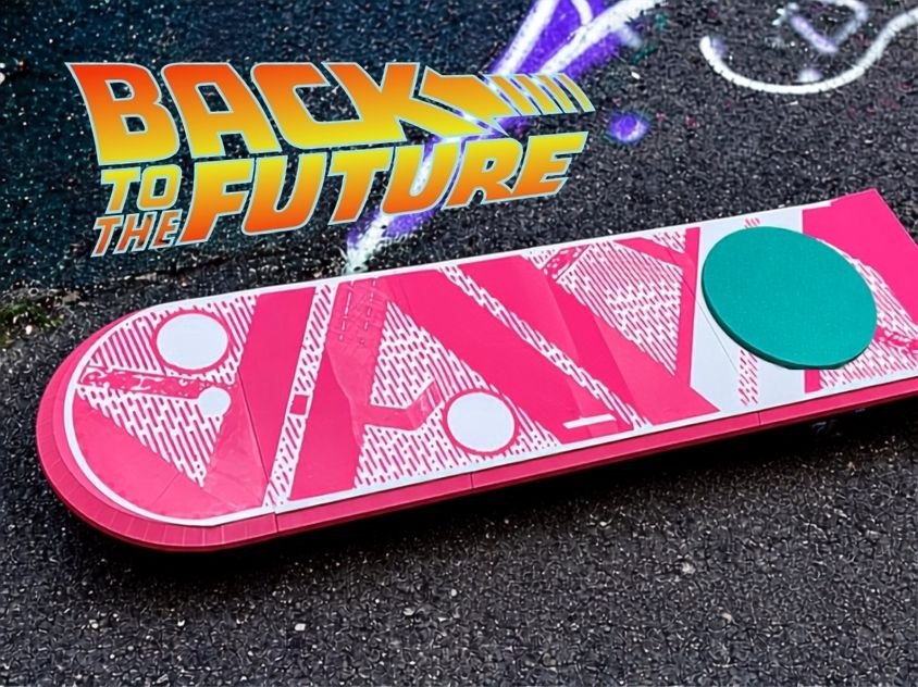 Tabla Regreso al Futuro en 3d
